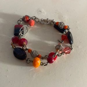 Colourful bead bracelet